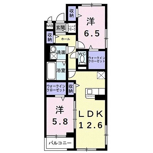 アイマコート　初芝 2階 2LDK 賃貸物件詳細