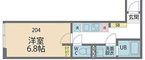 神奈川県相模原市中央区中央2丁目 相模原駅 1K アパート 賃貸物件詳細