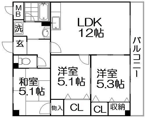 大阪府交野市私部4丁目 交野市駅 3LDK マンション 賃貸物件詳細