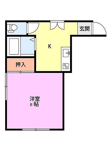 新潟県新潟市西区五十嵐２の町 内野駅 1K アパート 賃貸物件詳細