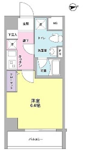 メインステージ白金高輪駅前 2階 1K 賃貸物件詳細