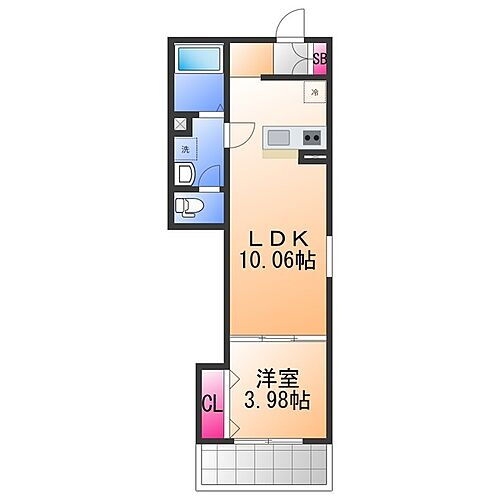 Ｆｓｔｙｌｅ羽衣５号館 3階 1LDK 賃貸物件詳細