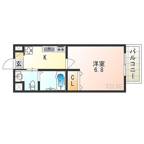 大阪府大阪市西成区岸里東１丁目 岸里玉出駅 1K マンション 賃貸物件詳細