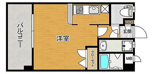 福岡県福岡市博多区博多駅東１丁目 博多駅 1K マンション 賃貸物件詳細