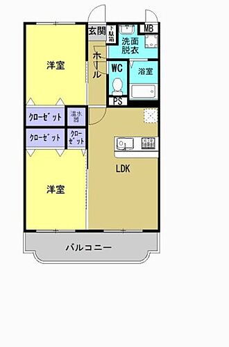 大分県大分市花高松3丁目 高城駅 2LDK マンション 賃貸物件詳細