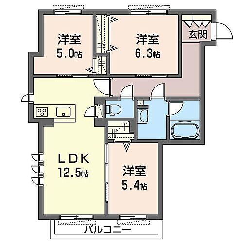 シャーメゾン御園 2階 3LDK 賃貸物件詳細
