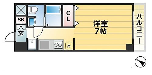 兵庫県神戸市中央区生田町3丁目 新神戸駅 1K マンション 賃貸物件詳細