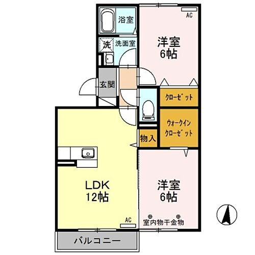 新潟県新潟市中央区京王2丁目10-44 越後石山駅 2LDK アパート 賃貸物件詳細