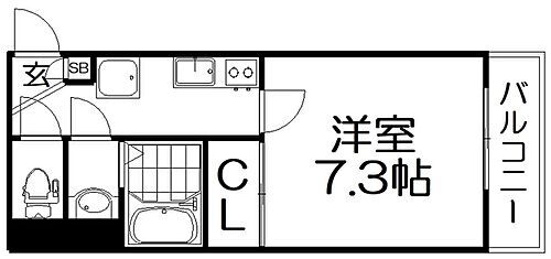 大阪府枚方市三矢町 枚方公園駅 1K アパート 賃貸物件詳細