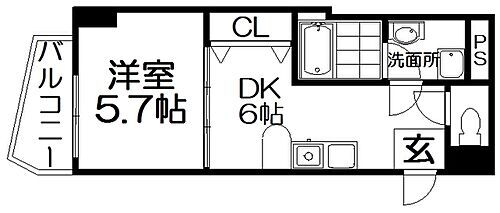 大阪府枚方市牧野阪2丁目 牧野駅 1DK マンション 賃貸物件詳細