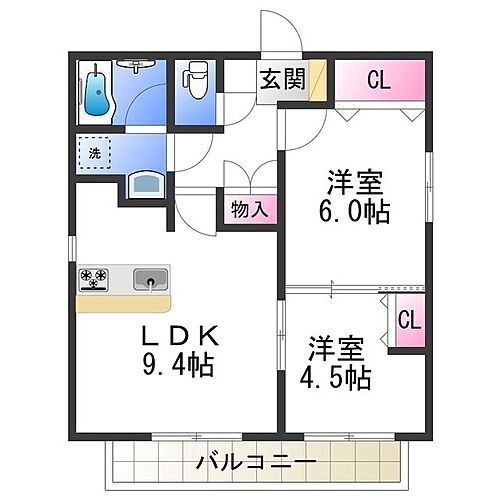 大阪府大阪市住吉区長居２丁目 長居駅 2LDK マンション 賃貸物件詳細