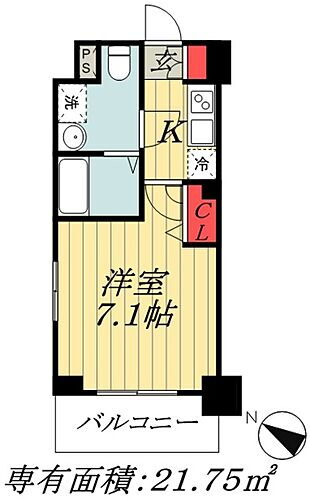 千葉県市川市市川2丁目 市川駅 1K マンション 賃貸物件詳細