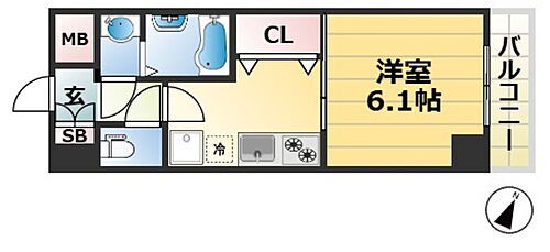 兵庫県神戸市兵庫区浜崎通 兵庫駅 1K マンション 賃貸物件詳細