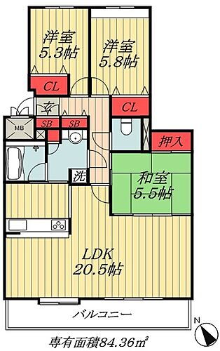 千葉県市川市新田4丁目 市川駅 3LDK マンション 賃貸物件詳細