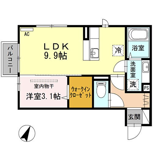 新潟県新潟市東区江南4丁目2-14 越後石山駅 1LDK アパート 賃貸物件詳細