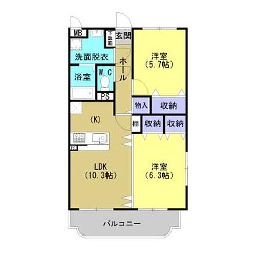 栃木県宇都宮市鶴田町 宇都宮駅 2LDK マンション 賃貸物件詳細