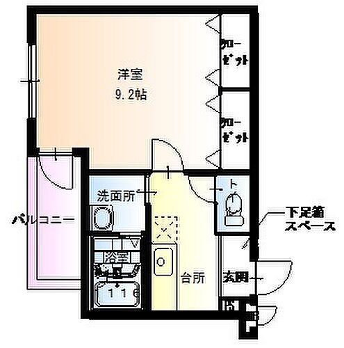 フジパレス諏訪ノ森Ｉ番館 2階 1K 賃貸物件詳細