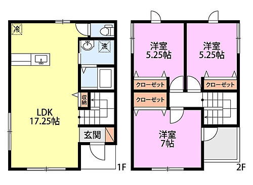 粟山貸家 3LDK 賃貸物件詳細
