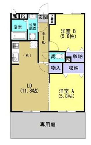 栃木県宇都宮市鶴田町 鶴田駅 2LDK マンション 賃貸物件詳細