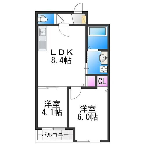 ｍａｉｓｏｎ　Ｍ＆Ｗ 1階 2DK 賃貸物件詳細