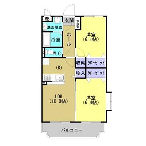 栃木県栃木市大平町富田 新大平下駅 2LDK マンション 賃貸物件詳細