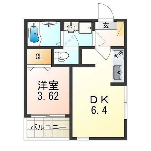 大阪府大阪市生野区新今里6丁目 今里駅 1DK アパート 賃貸物件詳細