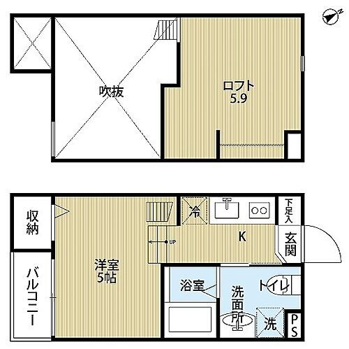 Ｆｒｏｎｔｉｅｒ 2階 1K 賃貸物件詳細
