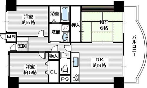 大阪府河内長野市小山田町 千代田駅 3DK マンション 賃貸物件詳細