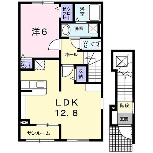 新潟県新潟市江南区五月町1丁目4番23号 亀田駅 1LDK アパート 賃貸物件詳細