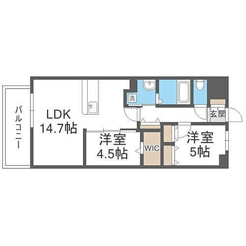 ＬＥＧＥＮＤ東比恵 8階 2LDK 賃貸物件詳細