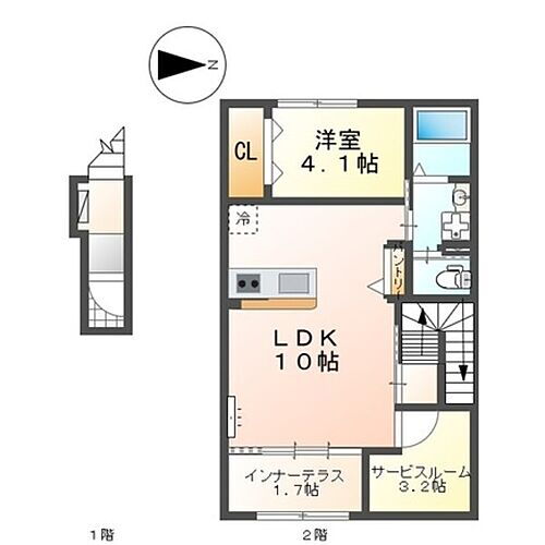 （仮称）大阪市住吉区長居西新築アパート 2階 1SLDK 賃貸物件詳細