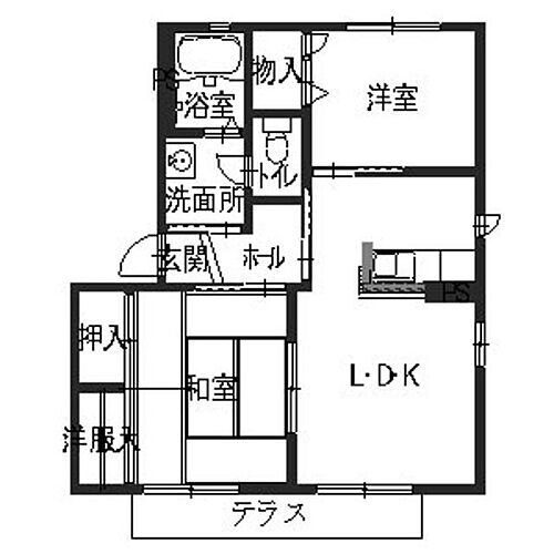 大阪府大東市赤井3丁目6-7 住道駅 2LDK アパート 賃貸物件詳細