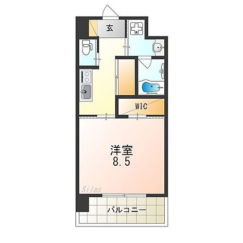 大阪府東大阪市友井5丁目 弥刀駅 1K マンション 賃貸物件詳細