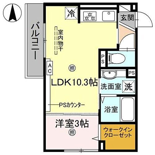 和歌山県和歌山市納定 和歌山駅 1LDK アパート 賃貸物件詳細
