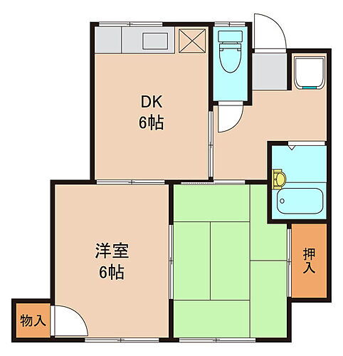茨城県取手市藤代830-58 藤代駅 2DK アパート 賃貸物件詳細