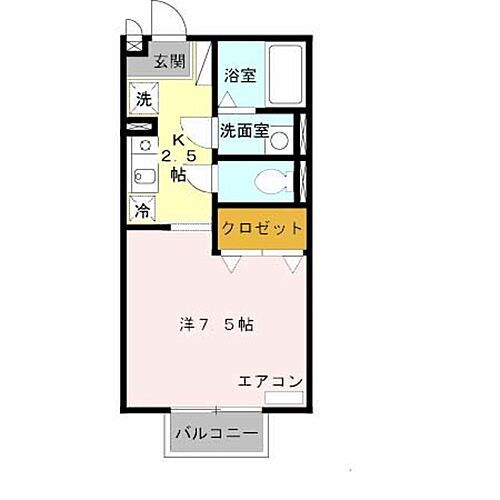 兵庫県尼崎市小中島1丁目 園田駅 1K アパート 賃貸物件詳細