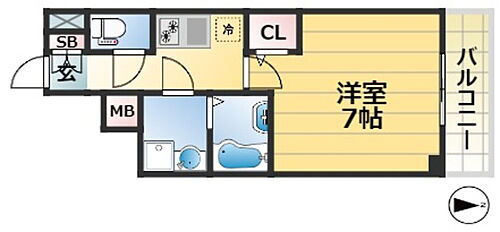 兵庫県神戸市兵庫区鍛冶屋町1丁目 神戸駅 1K マンション 賃貸物件詳細