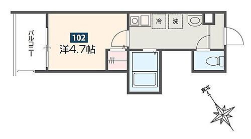 神奈川県相模原市南区旭町 相模大野駅 1K アパート 賃貸物件詳細