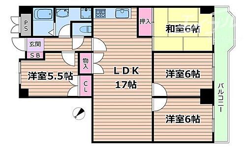 大阪府吹田市青葉丘北 賃貸マンション