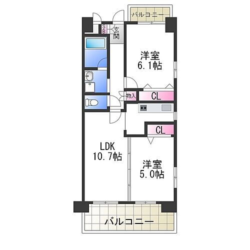 大阪府大阪市阿倍野区松崎町2丁目 大阪阿部野橋駅 2LDK マンション 賃貸物件詳細