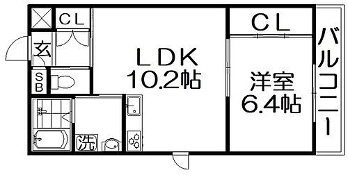 コンフォルタ星田 3階 1LDK 賃貸物件詳細