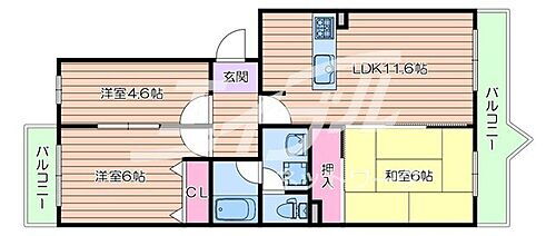 大阪府吹田市五月が丘東 南千里駅 3LDK マンション 賃貸物件詳細