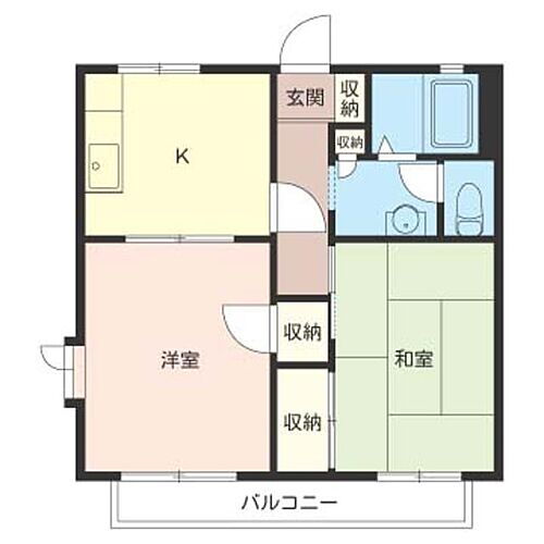 神奈川県横浜市神奈川区片倉1丁目5-13 片倉町駅 2K アパート 賃貸物件詳細