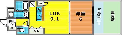 コスモリード神戸三宮 1階 1LDK 賃貸物件詳細