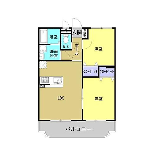 鹿児島県肝属郡肝付町新富 志布志駅 2LDK マンション 賃貸物件詳細
