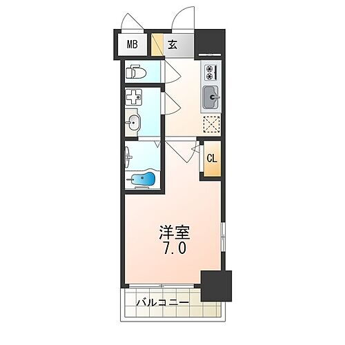 大阪府大阪市西淀川区御幣島2丁目 御幣島駅 1K マンション 賃貸物件詳細