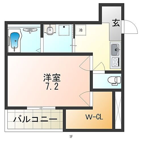 兵庫県尼崎市塚口本町2丁目 塚口駅 1K アパート 賃貸物件詳細