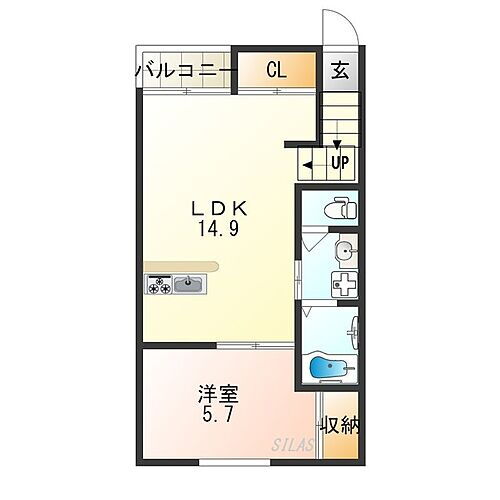 大阪府大阪市西成区聖天下1丁目 天下茶屋駅 1LDK アパート 賃貸物件詳細
