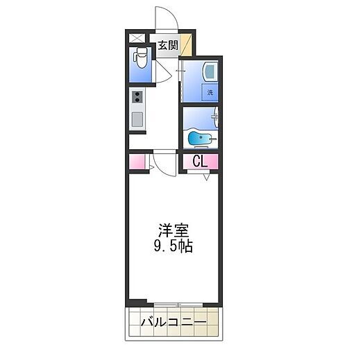 ルミウスＶ 1階 1K 賃貸物件詳細