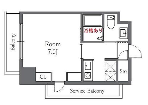 Ｔｏｔｓｕ　Ｒｅｓｉｄｅｎｃｅ　Ｓｈｉｂａ 5階 1K 賃貸物件詳細